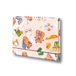 TECZKA ŁAMANA A5 NA GUMKĘ T 0119 KAPIBARA PLAŻA FOLIA MAT NIERYSUJĄCA