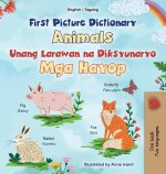 First Picture Dictionary - Animals (English Tagalog Bilingual Children's Book)