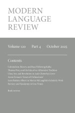 Modern Language Review (120.4) October 2025