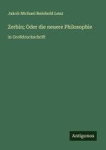 Zerbin; Oder die neuere Philosophie