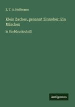 Klein Zaches, genannt Zinnober; Ein Märchen