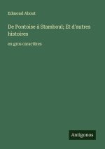 De Pontoise à Stamboul; Et d'autres histoires