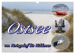Ostsee von Heringsdorf bis Hiddensee (Wandkalender 2026 DIN A3 quer), CALVENDO Monatskalender