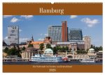 Hamburg, die Weltstadt im Norden von Deutschland (Wandkalender 2026 DIN A2 quer), CALVENDO Monatskalender