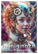 Fantasie-Königinnen des Steampunk - Digitale Kunst (Wandkalender 2026 DIN A4 hoch), CALVENDO Monatskalender