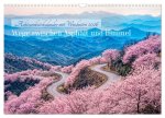 Wege zwischen Asphalt und Himmel - Achtsamkeitskalender mit Weisheiten (Wandkalender 2026 DIN A3 quer), CALVENDO Monatskalender