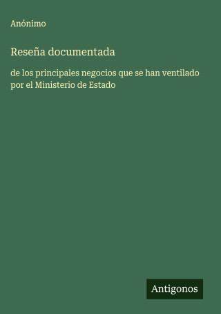 Reseña documentada