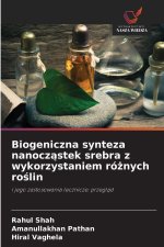 Biogeniczna synteza nanocz¿stek srebra z wykorzystaniem ró¿nych ro¿lin
