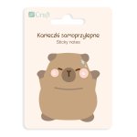 Karteczki samoprzylepne Kapibara Happy 6,2x6 cm 30k.