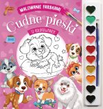 Cudne pieski. Malowanie farbkami