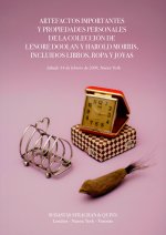ARTEFACTOS IMPORTANTES Y PROPIEDADES PERSONALES DE LA COLECCIÓN DE LENORE DOOLAN Y HAROLD MORRIS INCLUIDOS LIBROS, ROPA Y JOYAS