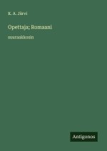 Opettaja; Romaani