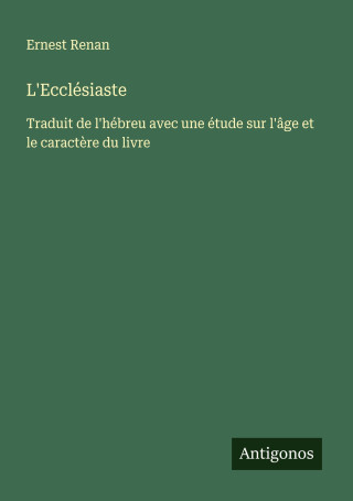L'Ecclésiaste