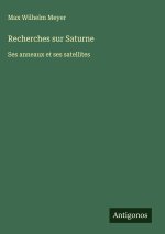 Recherches sur Saturne