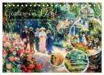 Gärten im Licht - Impressionistische Spaziergänge mit Blütenpracht (Tischkalender 2026 DIN A5 quer), CALVENDO Monatskalender