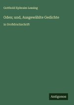 Oden; und, Ausgewählte Gedichte