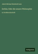 Zerbin; Oder die neuere Philosophie