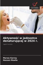 Aktywnosc w jednostce denaturujacej w 2024 r.