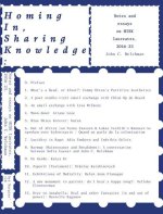 Homing In, Sharing Knowledge