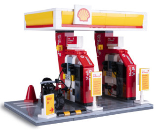 CaDA Shell Tankstelle Bricks