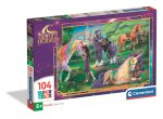 Puzzle 104 elementów. Super kolor. Unicorn Academy