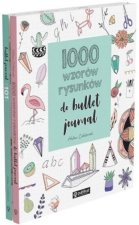 Pakiet: Bullet journal. 1000 wzorów rysunków, 101 pomysłów na zaplanowanie stron