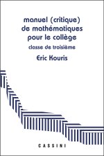 Manuel (critique) demathématiques pour le collègeClasse de 3e