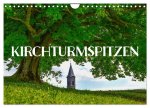 Kirchturmspitzen (Wandkalender 2026 DIN A4 quer), CALVENDO Monatskalender