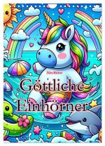 Göttliche Einhörner (Wandkalender 2026 DIN A4 hoch), CALVENDO Monatskalender