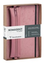 Age Bag, Set Nomaddict, Notizbuch A5 My.essential liniert + Federmäppchen, rosa