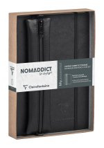 Age Bag, Set Nomaddict, Notizbuch A5 My.essential liniert + Federmäppchen, schwarz