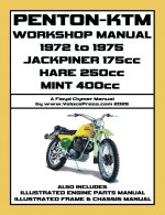 PENTON - KTM 1972-1975 JACKPINER 175cc - HARE 250cc - MINT 400cc WORKSHOP MANUAL AND PARTS MANUALS