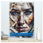Plakatporträts, vielschichtige Darstellung (hochwertiger Premium Wandkalender 2026 DIN A2 hoch), Kunstdruck in Hochglanz