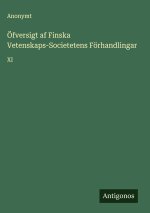 Öfversigt af Finska Vetenskaps-Societetens Förhandlingar