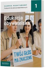 Podręcznik Edukacja obywatelska 1. Zakres podstawowy. Liceum i technikum