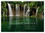 FALLENDE WASSER (Wandkalender 2026 DIN A3 quer), CALVENDO Monatskalender