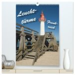 Leuchttürme Frankreich (hochwertiger Premium Wandkalender 2026 DIN A2 hoch), Kunstdruck in Hochglanz