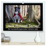 Jack Russell Terrier.....Ein Verwandlungskünstler namens Jake (hochwertiger Premium Wandkalender 2026 DIN A2 quer), Kunstdruck in Hochglanz