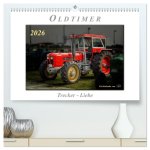 Oldtimer - Trecker Liebe (hochwertiger Premium Wandkalender 2026 DIN A2 quer), Kunstdruck in Hochglanz