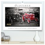 Oldtimer - nostalgische Traktoren und Lastwagen (hochwertiger Premium Wandkalender 2026 DIN A2 quer), Kunstdruck in Hochglanz