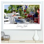 Garten-Idylle 2026 (hochwertiger Premium Wandkalender 2026 DIN A2 quer), Kunstdruck in Hochglanz