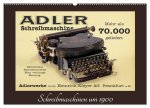 Schreibmaschinen um 1900 (Wandkalender 2026 DIN A2 quer), CALVENDO Monatskalender
