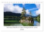 Sehnsuchtsorte im Berchtesgadener Land (Tischkalender 2026 DIN A5 quer), CALVENDO Monatskalender