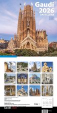 Cal. 2026 Pared (30x30 cm) Gaudí-1 B (Sagrada Familia)