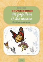 10 étapes pour dessiner les papillons et les insectes
