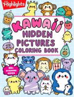 KAWAII HIDDEN PICTURES COLORING BOOK