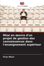 Mise en oeuvre d'un projet de gestion des connaissances dans l'enseignement supérieur