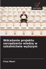 Wdrazanie projektu zarzadzania wiedza w szkolnictwie wyzszym