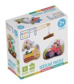 KukiKuk Véééliké puzzle Stavební stroje