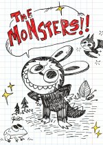 The Monsters. Тетрадь в клетку общая (Лабубу и лягушонок, А5, 48 л.)